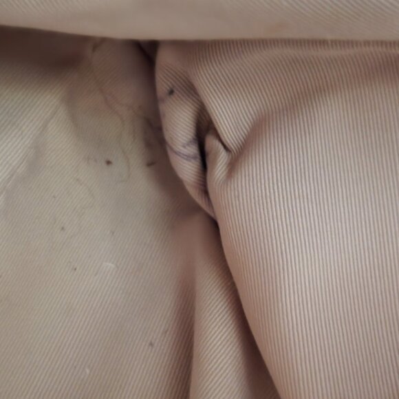 Coach Striped Signatue Reptile Khaki Satchel Purse - Picture 13 of 14